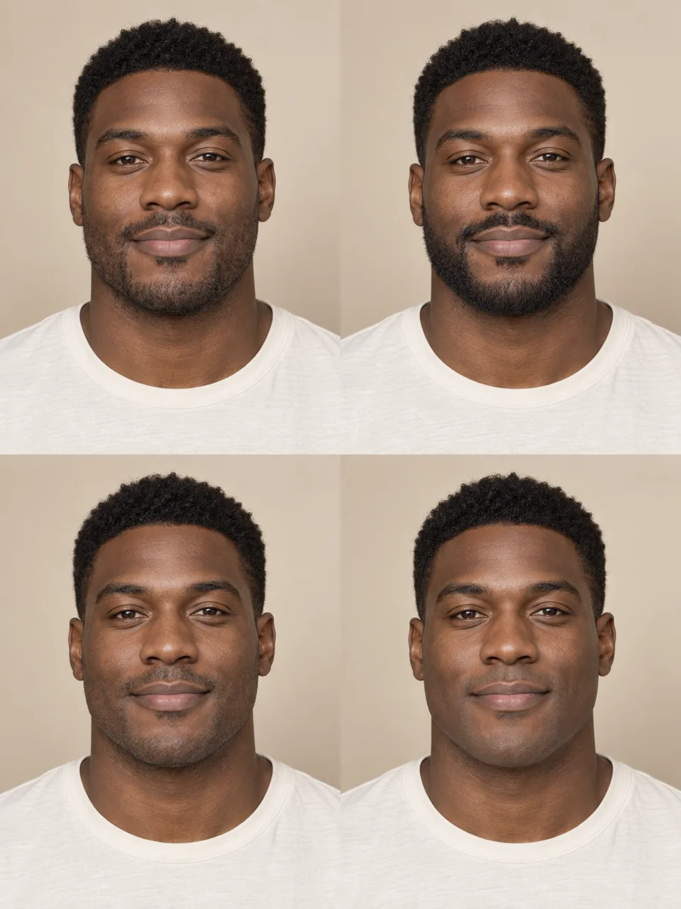 AI Beard Try On example