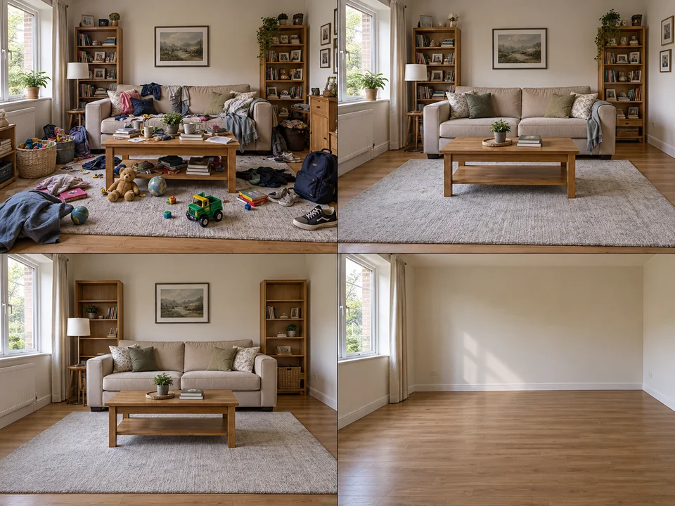 Remove Room Clutter example