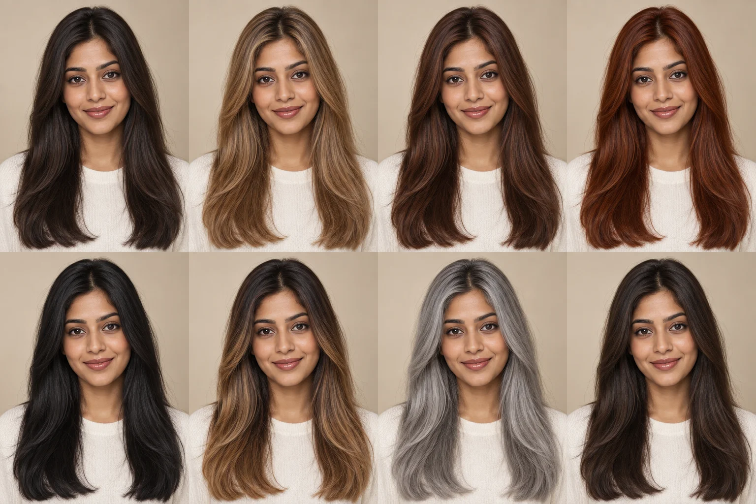 AI Hair Color Changer example